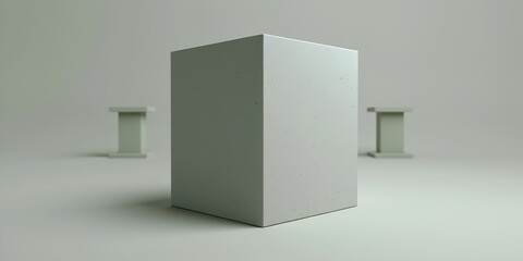 3d render of a closed door