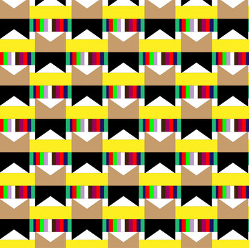 Seamless geomatrical pattern with lines, shapes or stripes. abstract geometric doodles wallpaper.
Design for fashion, industry,  fabric, textile, cover, web, wrapping or pottery. colorful wall art.