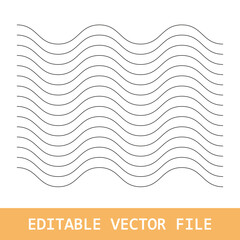 Wave striped lines pattern for backdrop and wallpaper template