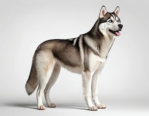 Siberian Husky Dog Breed Portrait