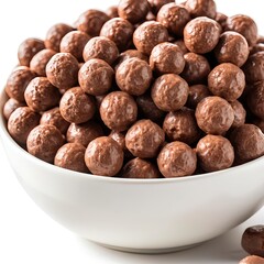 Obraz premium Bowl of Chocolate Malted Balls