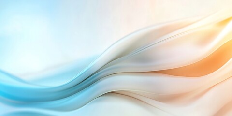 Naklejka premium Abstract soft flowing fabric
