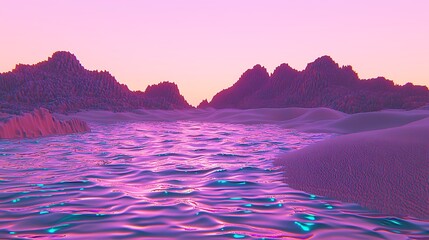 A soft purple gradient background with delicate misty waves and glowing light streaks for a dreamy effect.