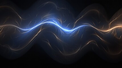 A sophisticated blue gradient with airy, diffused illumination and soft abstract textures adding dimension.