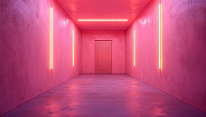 Image of high quality featuring a gradient of pink hue with a finish that has a grainy texture, ideal for various design purposes