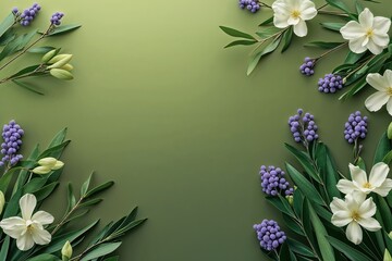 Olive Green Gradient Texture for Spring Celebrations and Event Decor