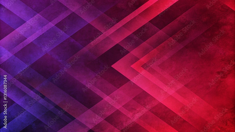 Poster abstract modern colorful background. 3d purple red rough grunge techno abstract background overlap l
