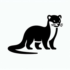Silhouette of a South American Coati