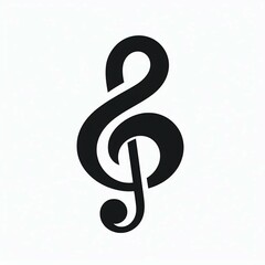 Fototapeta premium Treble Clef Symbol Music Note Image