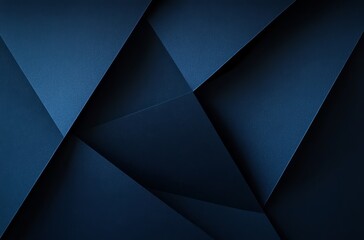 Abstract Geometric Background With Dark Blue Triangles And Subtle Glittering Texture Perfect For Luxury Branding And Corporate Presentations (Using Generic Terms) ,  keywords"