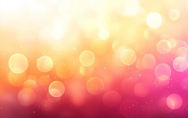 Soft bokeh background with warm colors creating a dreamy atmosphere at sunset