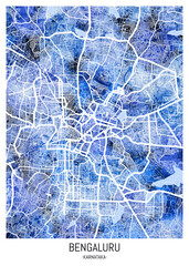Bengaluru Karnataka City Map
