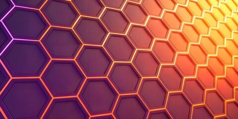 Obraz premium seamless pattern with hexagons