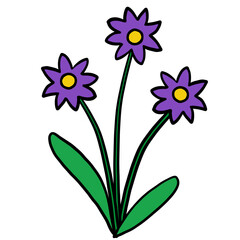 Naklejka premium bouquet of flowers