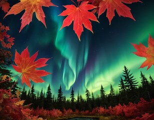 Autumn Aurora Borealis