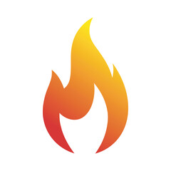 Fire flame icon. Fire symbol design. Fire vector illustration.