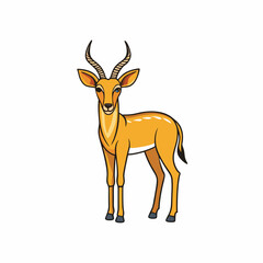 antelope vector illustration