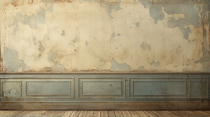 Colorful loft interior background featuring a weathered old wall with vibrant urban charm for creative and eclectic home decor.