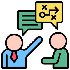 Communication Strategy Icon