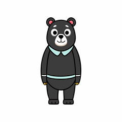 bear cartoon vector