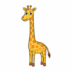 Naklejka premium giraffe vector illustration