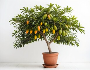 Mature Pouteria campechiana Tree in Terracotta Pot