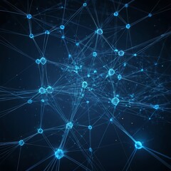 Fototapeta premium Abstract Neural Network Connection