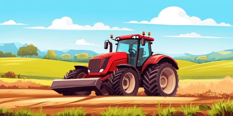 Fototapeta premium Harvesting banner