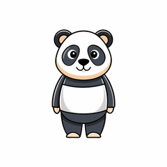 panda cartoon vector