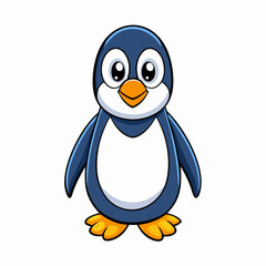 penguin cartoon vector