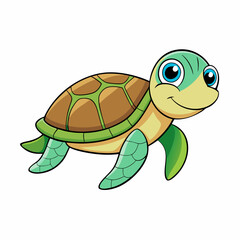 turtle cartoon vector