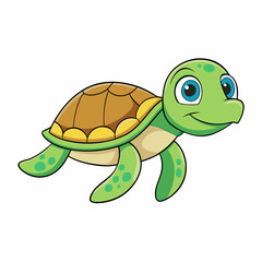turtle cartoon vector