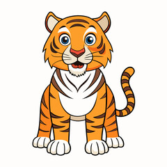 tiger cartoon character