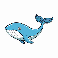 whale vector illustration