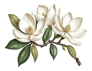 Magnolia Blossom Branch