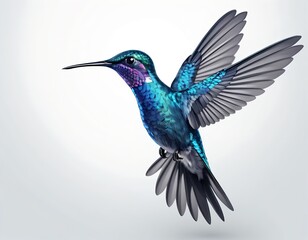 Obraz premium Hummingbird in Flight