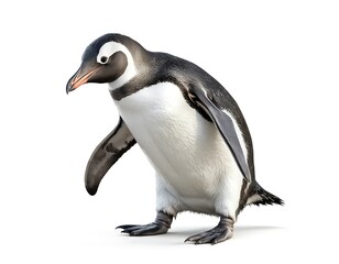 Naklejka premium Chinstrap Penguin standing