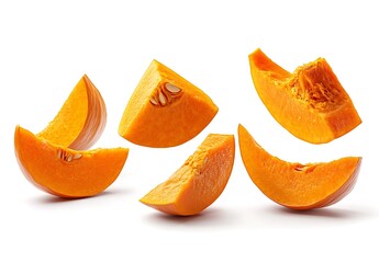 Fresh Pumpkin Slices  Autumn Harvest  Healthy Food