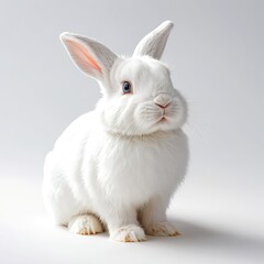 Adorable White Rabbit