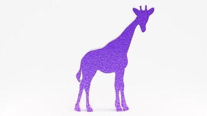 High-quality giraffe render, perfect for logos, branding, digital designs, and creative projects. Isolated on white, ideal for prints, illustrations, and artistic applications.

