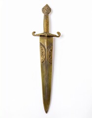 Ornate Brass Dagger