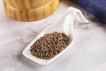 Zeera seeds in the bowl