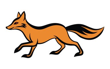 Obraz premium fox vector illustration