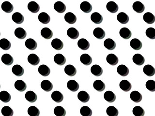 Black and white seamless pattern image featuring a repeating design of abstract motifs