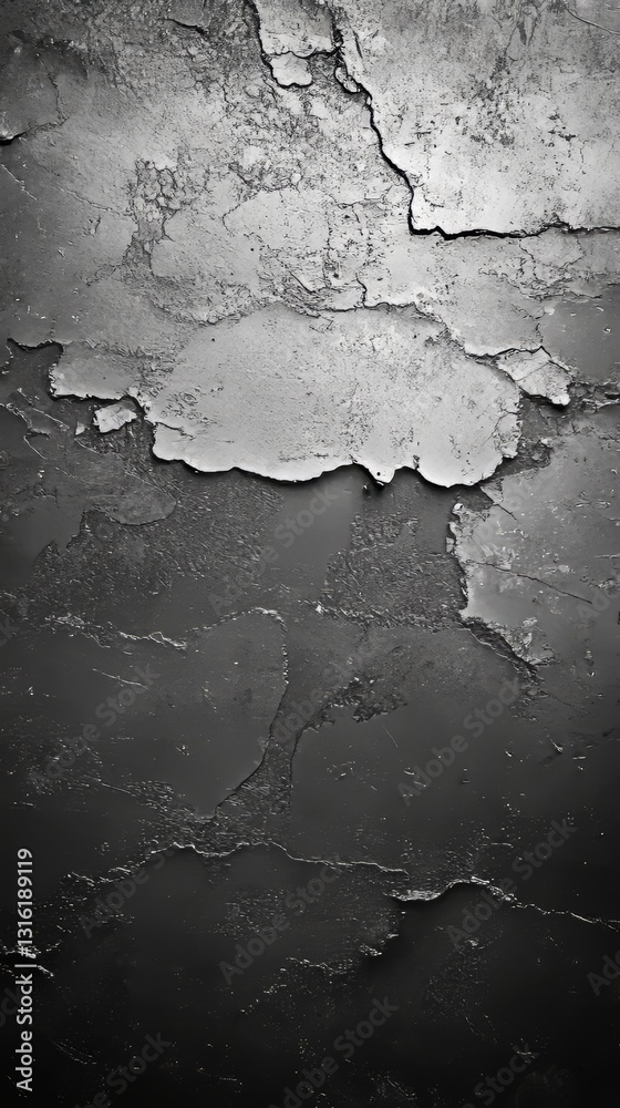 Poster a background with an abstract design is created using dark and light metallic textures and brush str