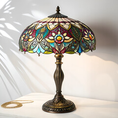 table lamp and umbrella