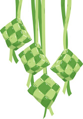 Ketupat Illustration