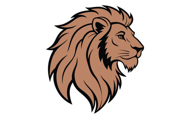 lion head vector