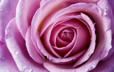 A close-up of a purple rose with soft petals
