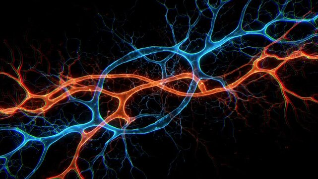 Abstract background like nerves or neurons